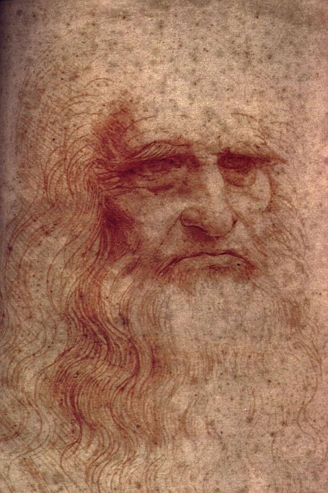 Leonardo.jpg - Leonardo da Vinci (Vinci, 15 aprile 1452 – Amboise, 2 maggio 1519) Pittore, scultore, architetto, ingegnere, anatomista, letterato, musicista e inventore, è considerato uno dei più grandi geni dell'umanità, incarnò in pieno lo spirito universalista del Rinascimento italiano, la sua epoca.