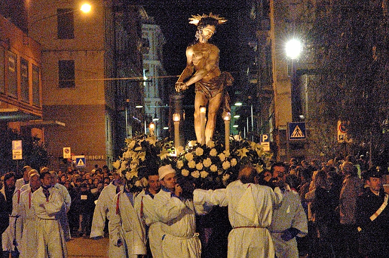 DSC_0152-OK.jpg - CRISTO LEGATO AL PALO – autore ignoto genovese del XVIII secolo.