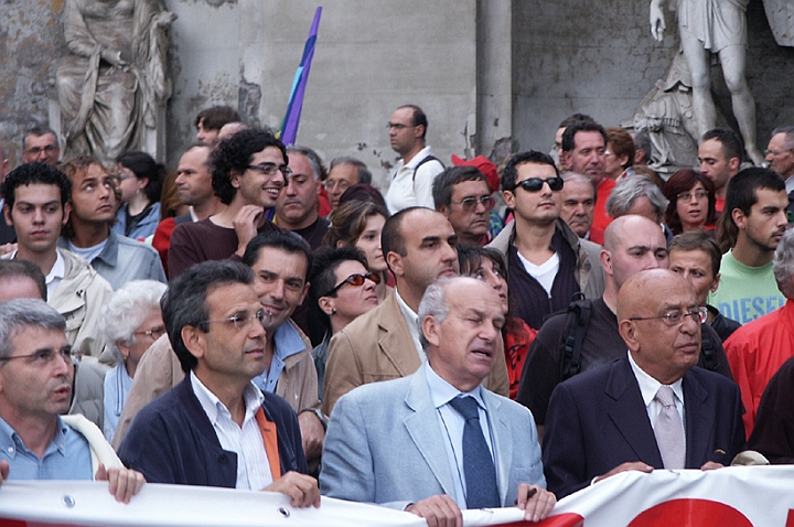 IMAG1829.jpg - Claudio Grassi, Tommaso Sodano, Fausto Bertinotti e Sandro Curzi