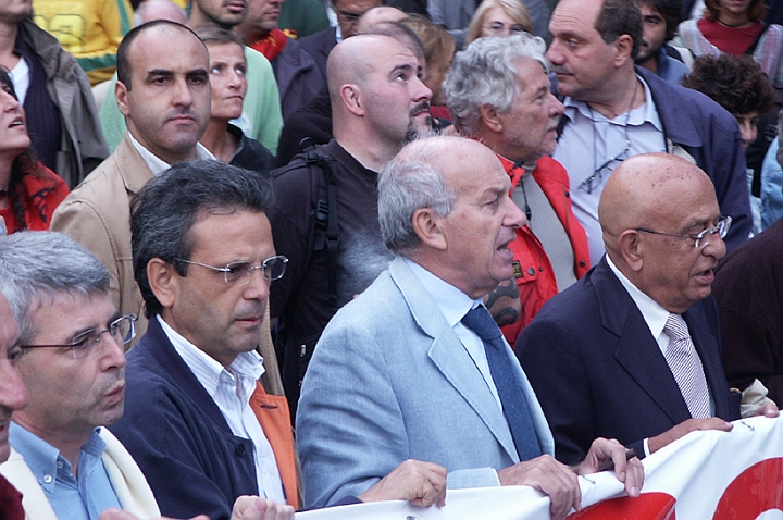 IMAG1830.jpg - Claudio Grassi, Tommaso Sodano, Fausto Bertinotti e Sandro Curzi