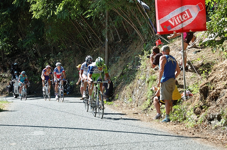 DSC_1541JA.jpg - Maciej Paterski della Liquigas (7°) e  Sandy Casar (3°).